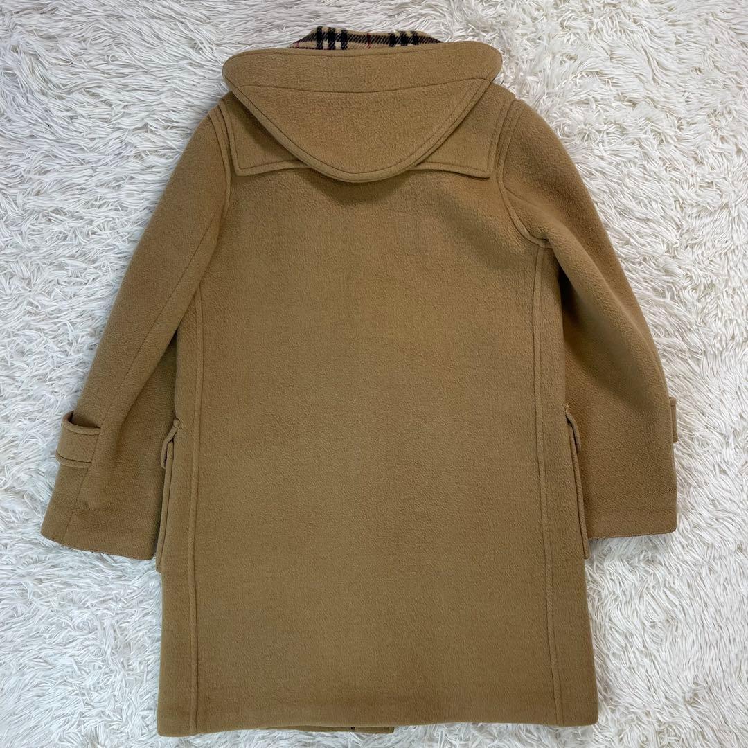 美品✨バーバリーズ　ダッフルコート　ノバチェック　キャメル　ウール　英国製