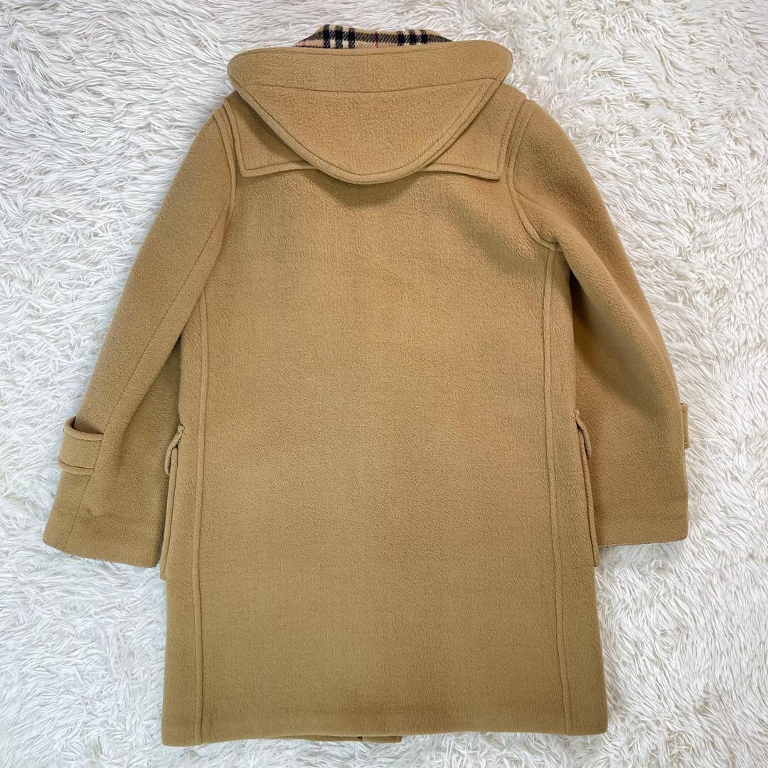 美品✨バーバリーズ　ダッフルコート　ノバチェック　キャメル　ウール　英国製
