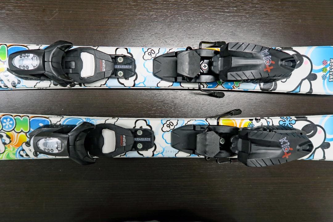 スワロー キッズ Jr. スキー板 90cm パンダ ビンディング 2点セット