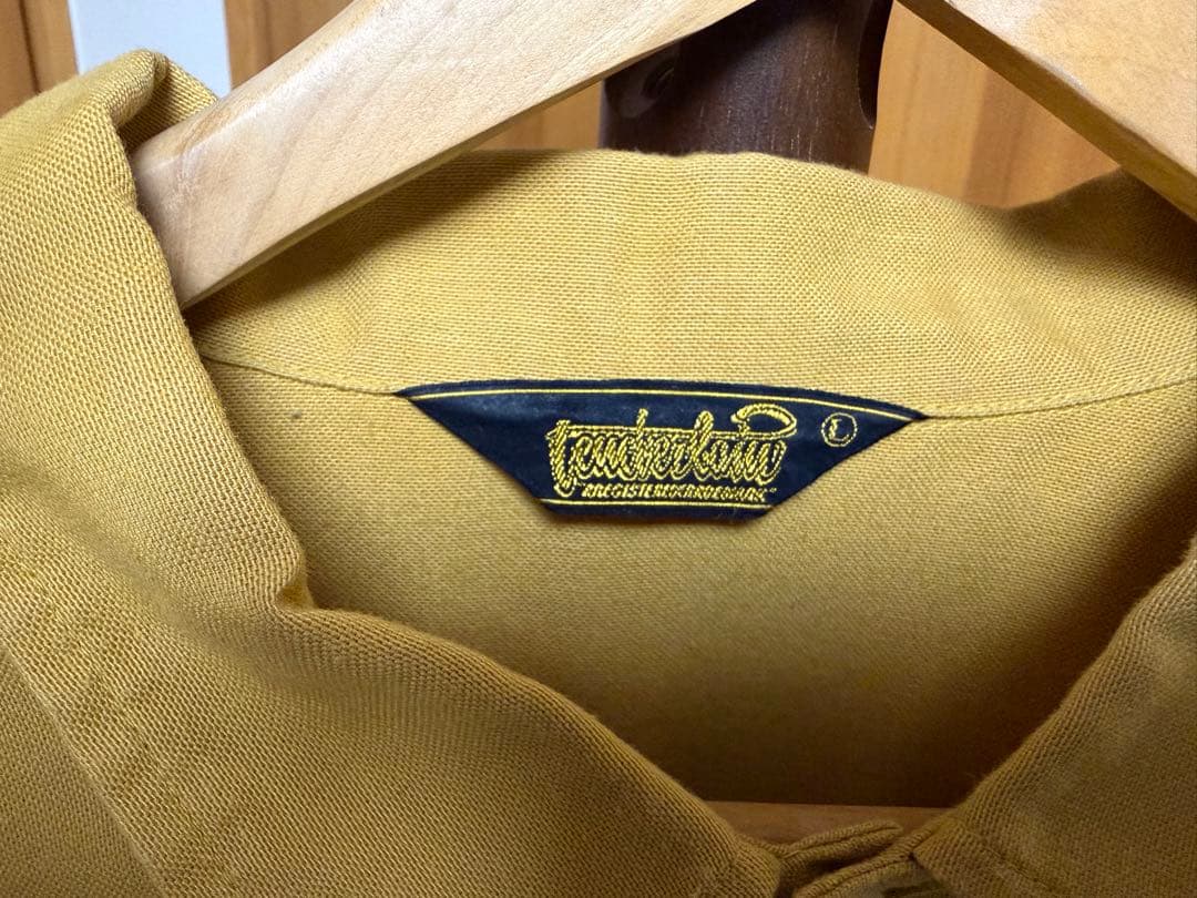 テンダーロイン ボーリングシャツ　マスタード　Lサイズ