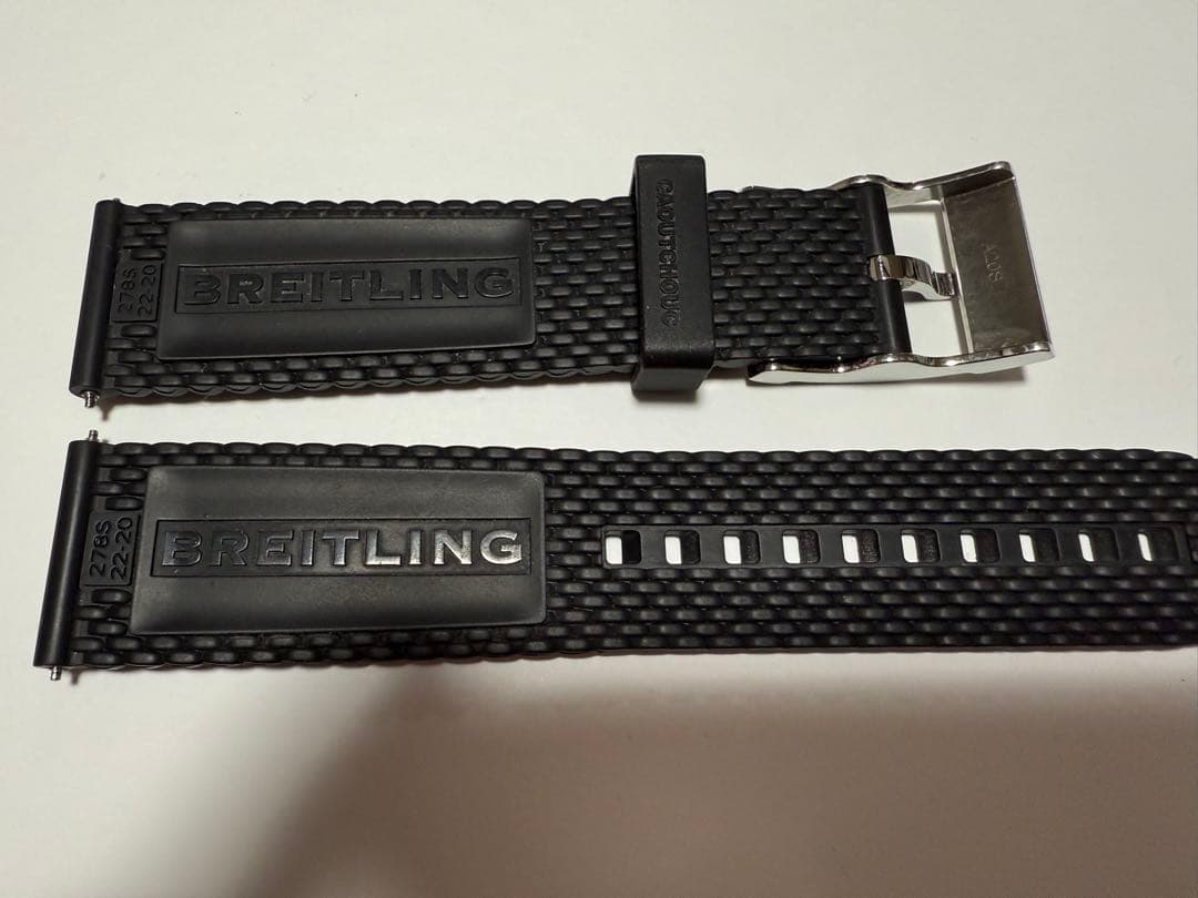 美品　純正ブライトリング　スーパーオーシャンヘリテージ　ラバーベルト