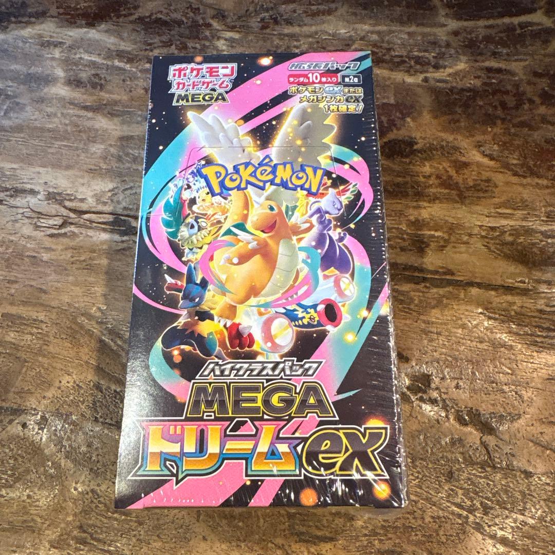 初版ポケセン産 MEGAドリームEX シュリンク付　1BOX 納品書付