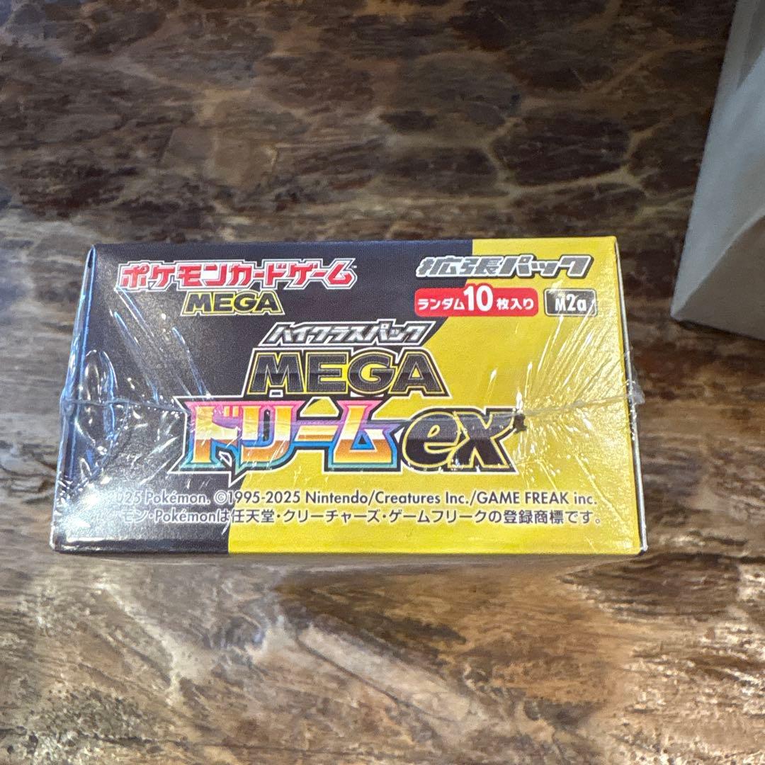 初版ポケセン産 MEGAドリームEX シュリンク付　1BOX 納品書付