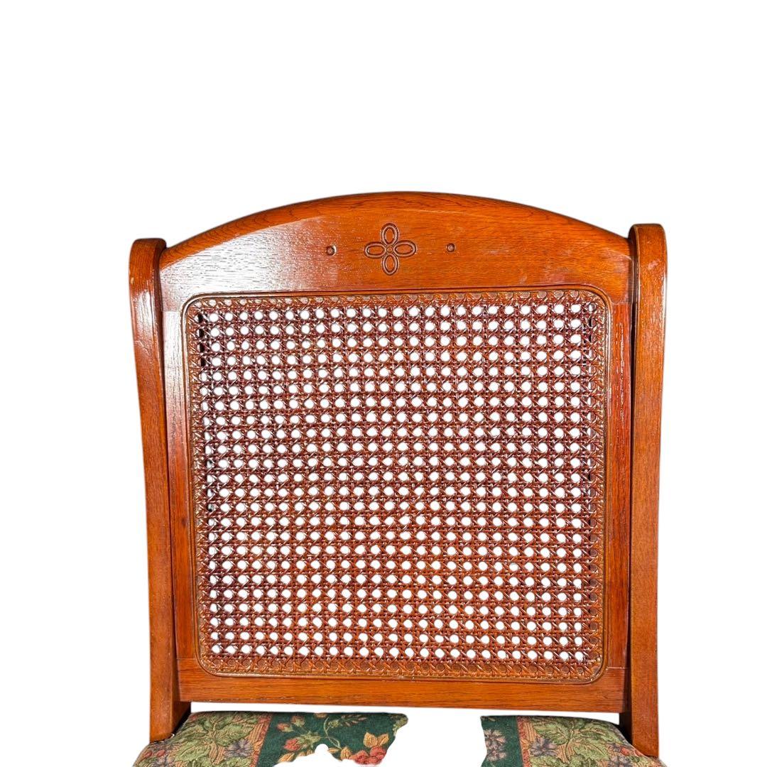 HR642 【希少デザイン】三越ブルージュ　 ダイニングチェア