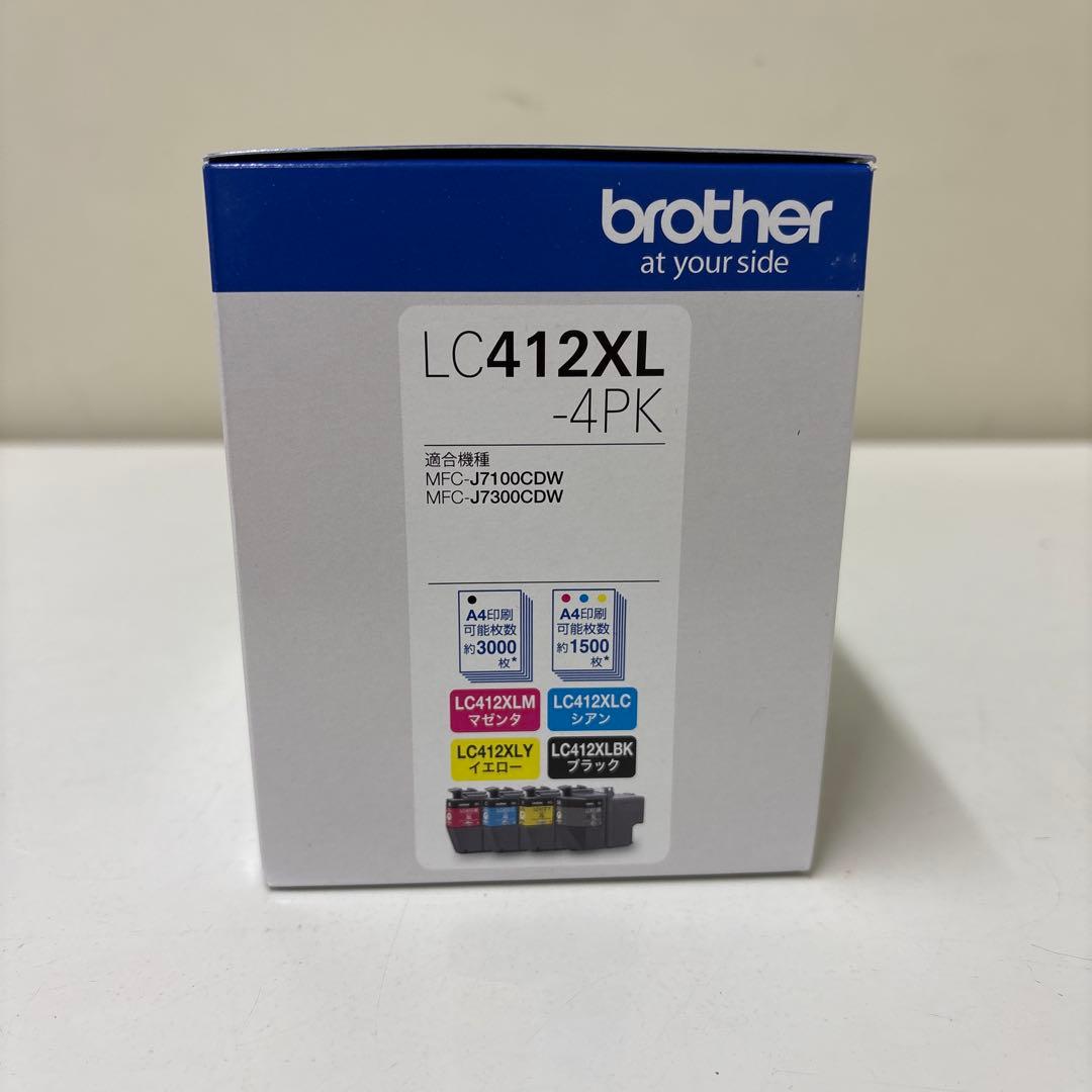 LC412XL-4PK brother 純正インクカートリッジ 大容量4色パック