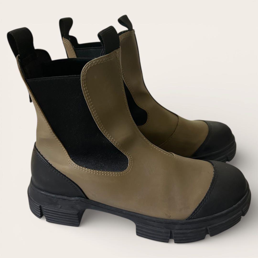 GANNI サイドゴアブーツ チェルシーブーツ 38（24cm）