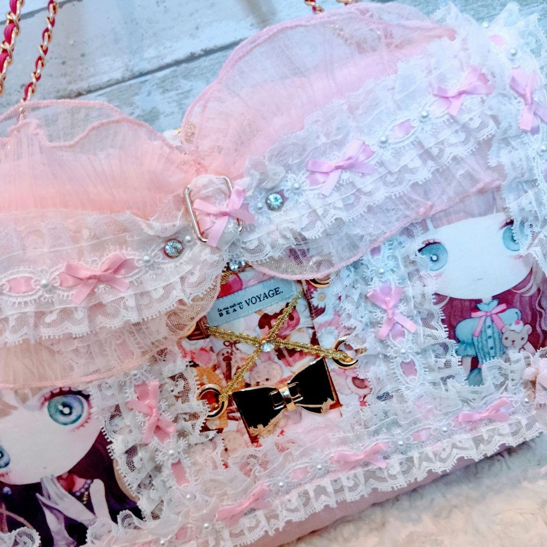 女の子パネルハンドメイドバッグ♡(専用残り分)