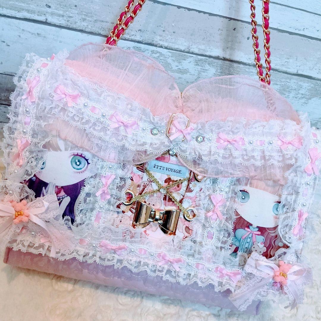 女の子パネルハンドメイドバッグ♡(専用残り分)