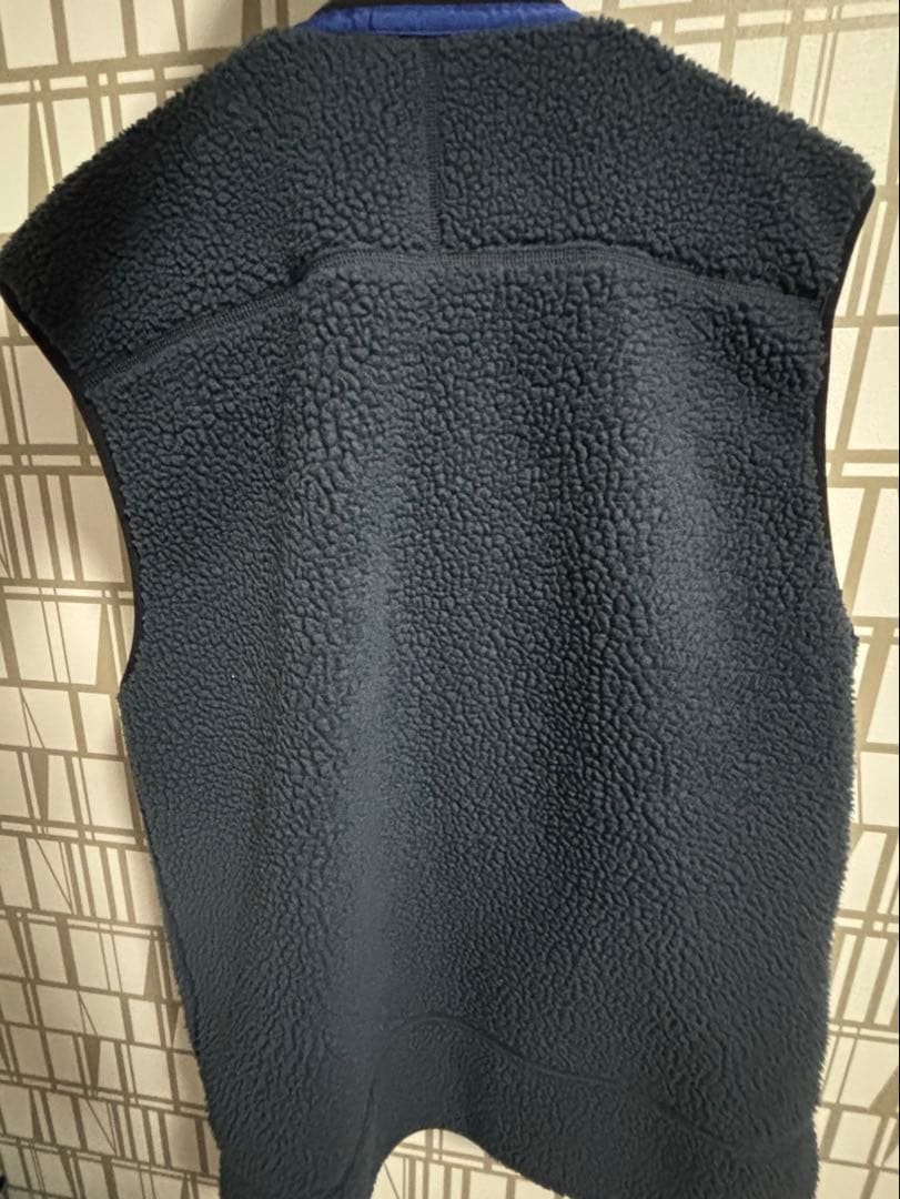 Patagonia フリースベスト ネイビー メンズM