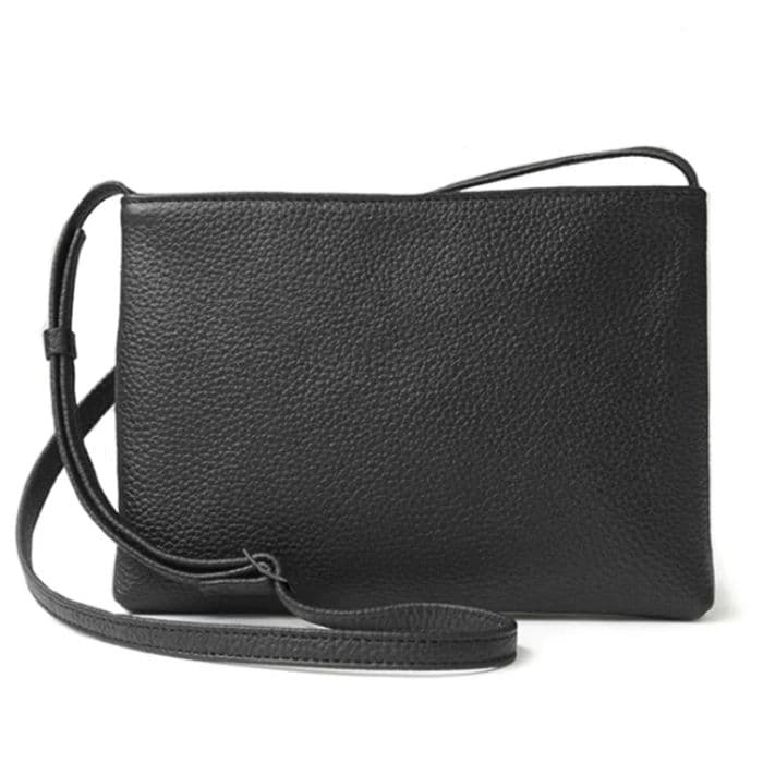 【りふさん専用】HushTug サコッシュ ショルダーバッグ 本革 レザー 黒