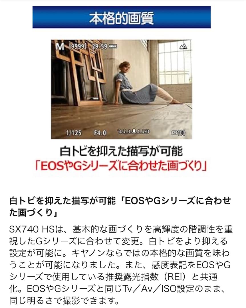 未使用に近い⭐︎ Canon PowerShot SX740 HS シルバー