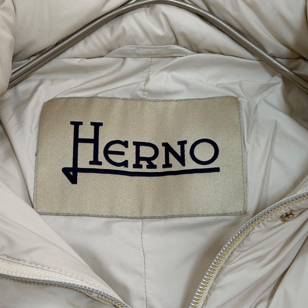 17662✨ヘルノ 44 LL ポーラーテック ファー ロングダウンジャケット