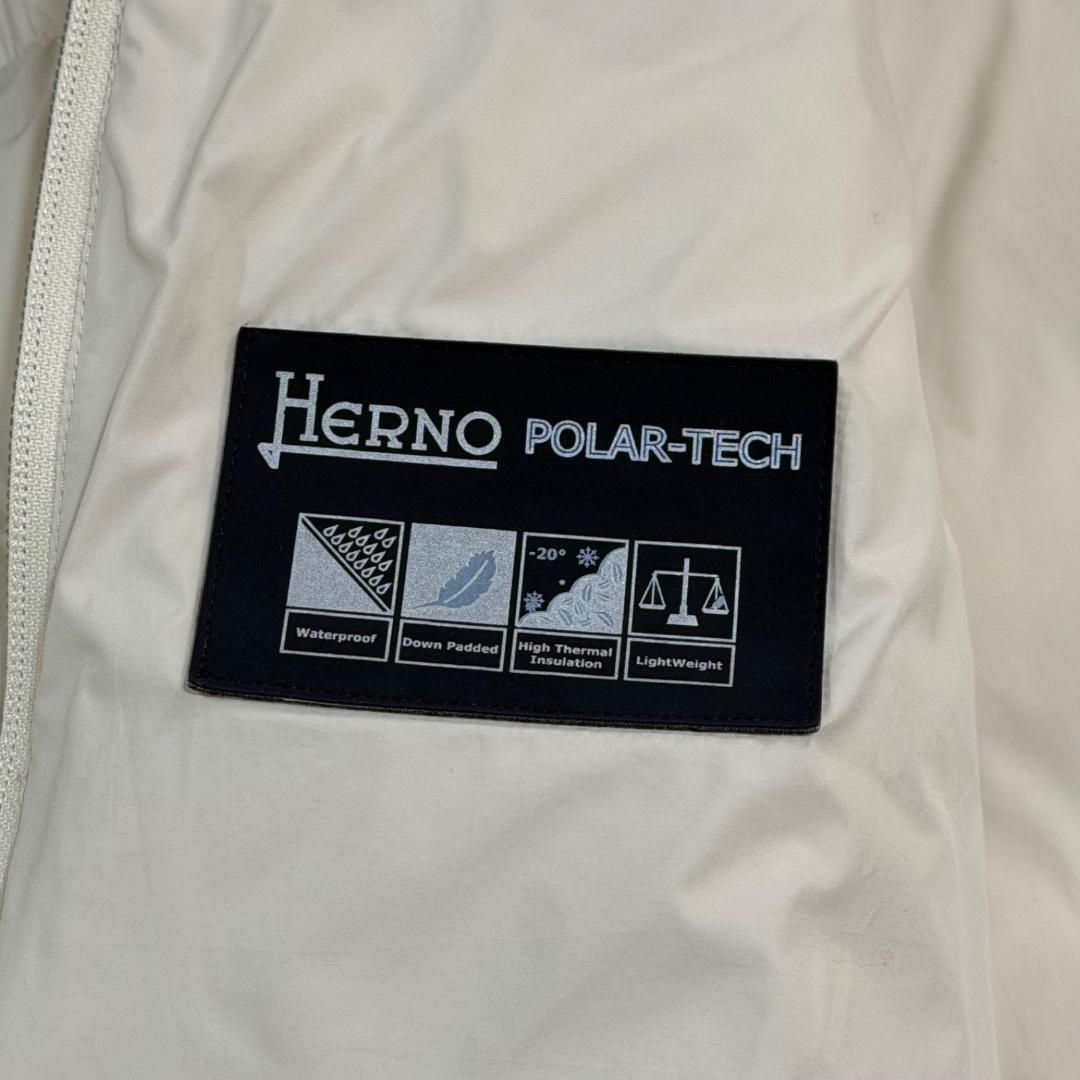 17662✨ヘルノ 44 LL ポーラーテック ファー ロングダウンジャケット