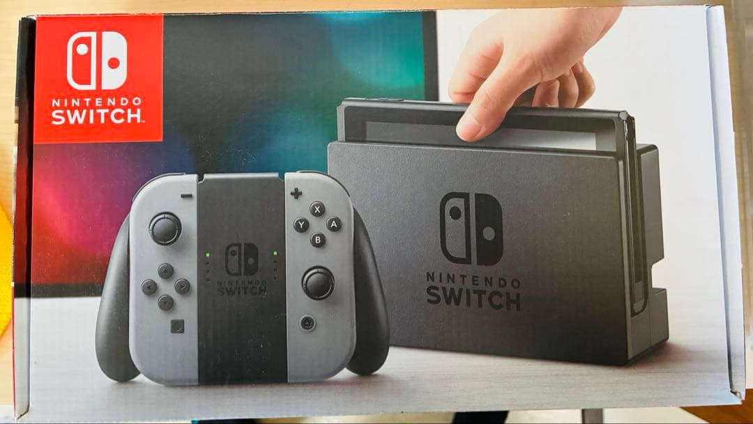 美品 Nintendo Switch 本体 別売 Joy-Con付 箱あり