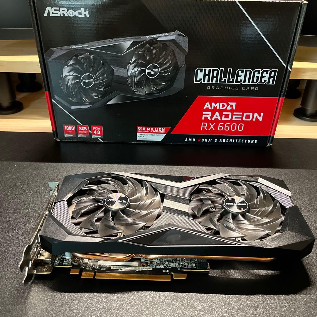 グラフィックボード・グラボ・ビデオカード ASRock AMD Radeon RX 6600 8GB