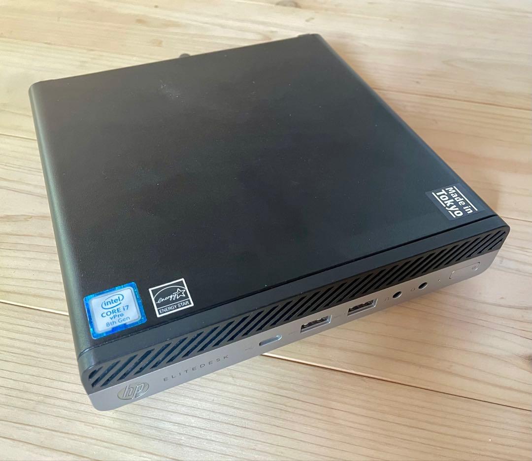 整備済 HP EliteDesk 800 G4 8世代 i7 8GB/500GB