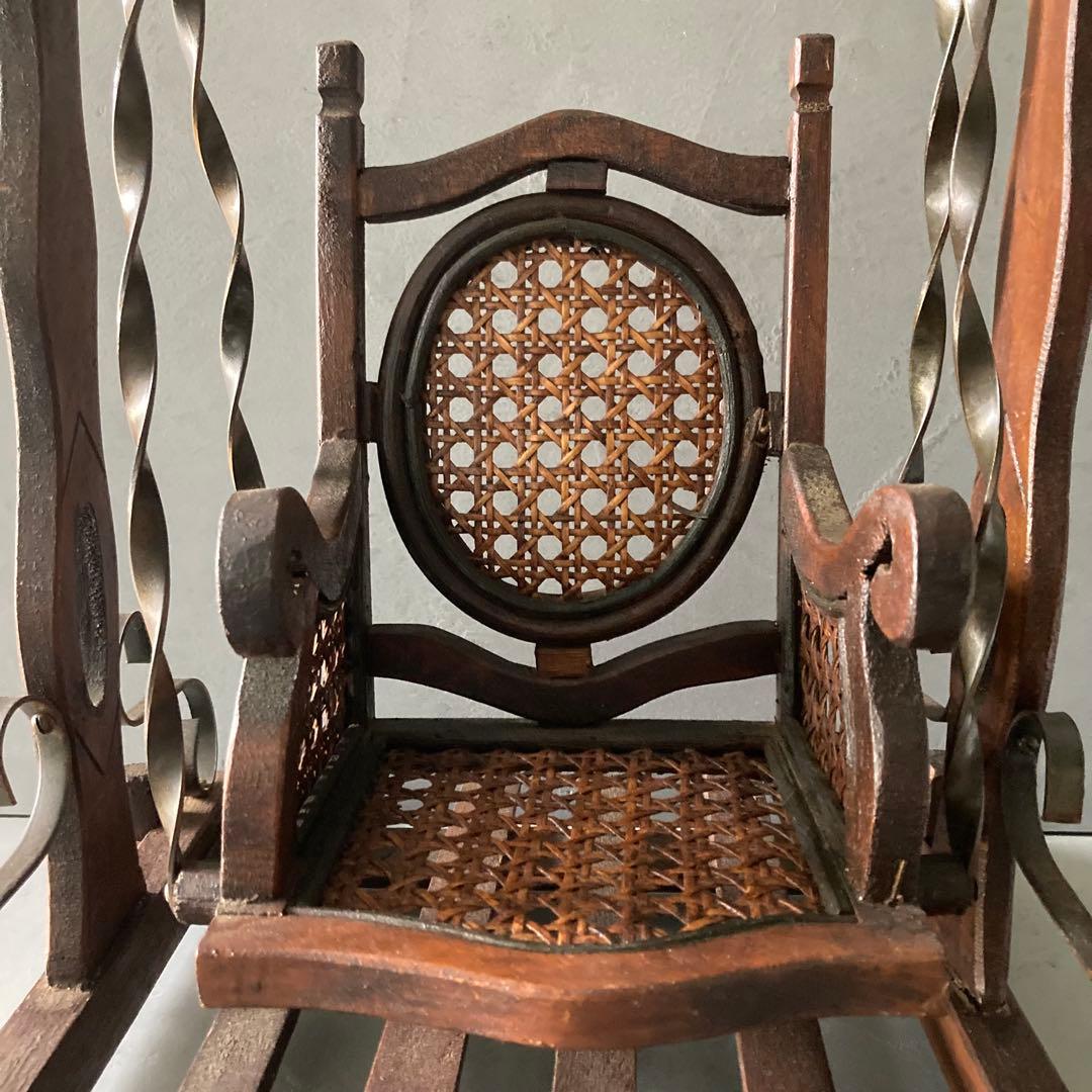 希少 ヴィンテージ ドール用 スイングチェア アンティーク雑貨