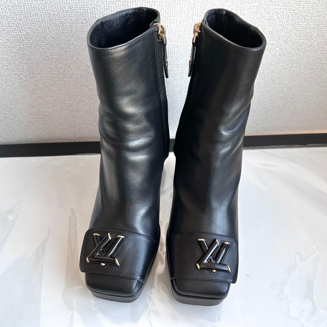 ルイヴィトン　シェイクライン　LV 厚底　アンクルショートブーツ　ブーティ