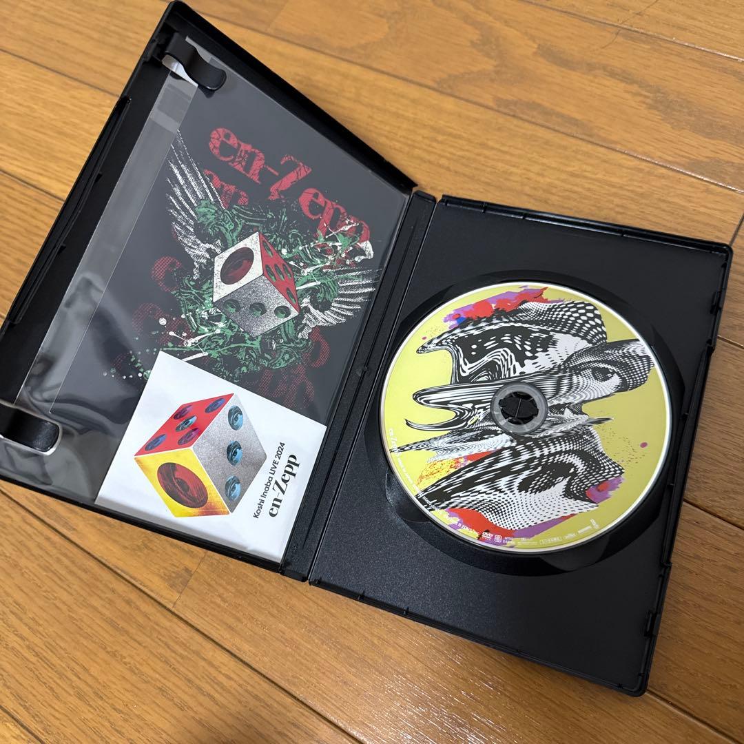 【DVD】Koshi Inaba LIVE 2024 en-Zepp訳ありセット
