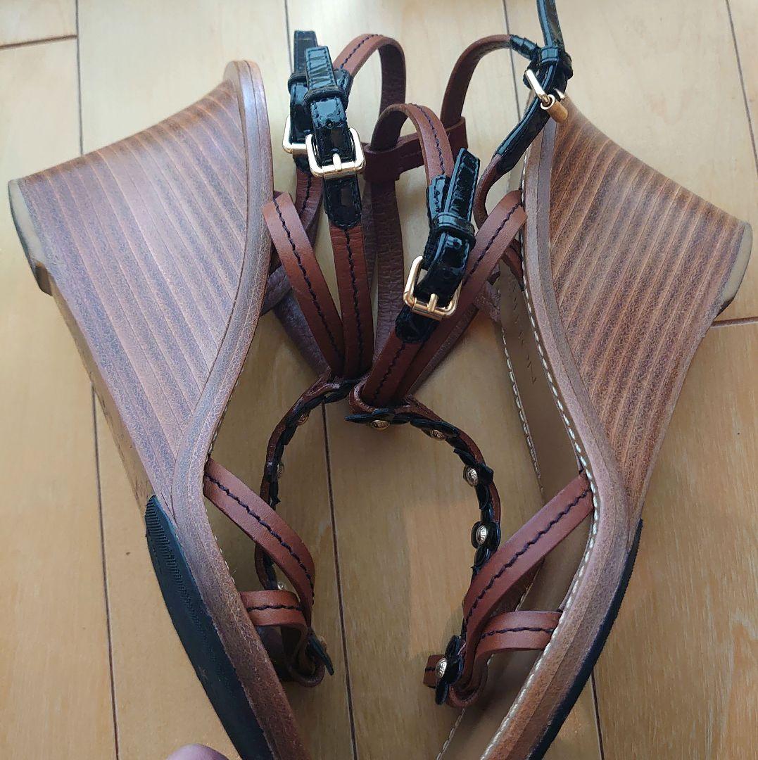 ルイ・ヴィトン　モノグラムフラワーサンダル　23cm　美品