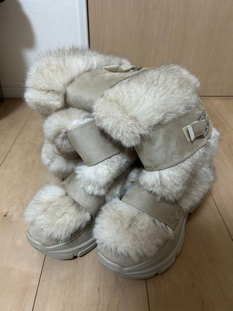 YELLO ファーブーツ(ロング)