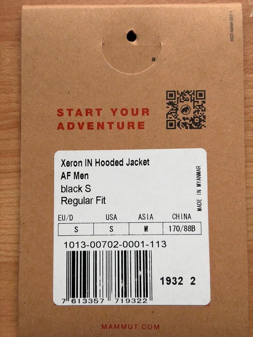 マムート Xeron IN fooded Jacket AF Men 超美品