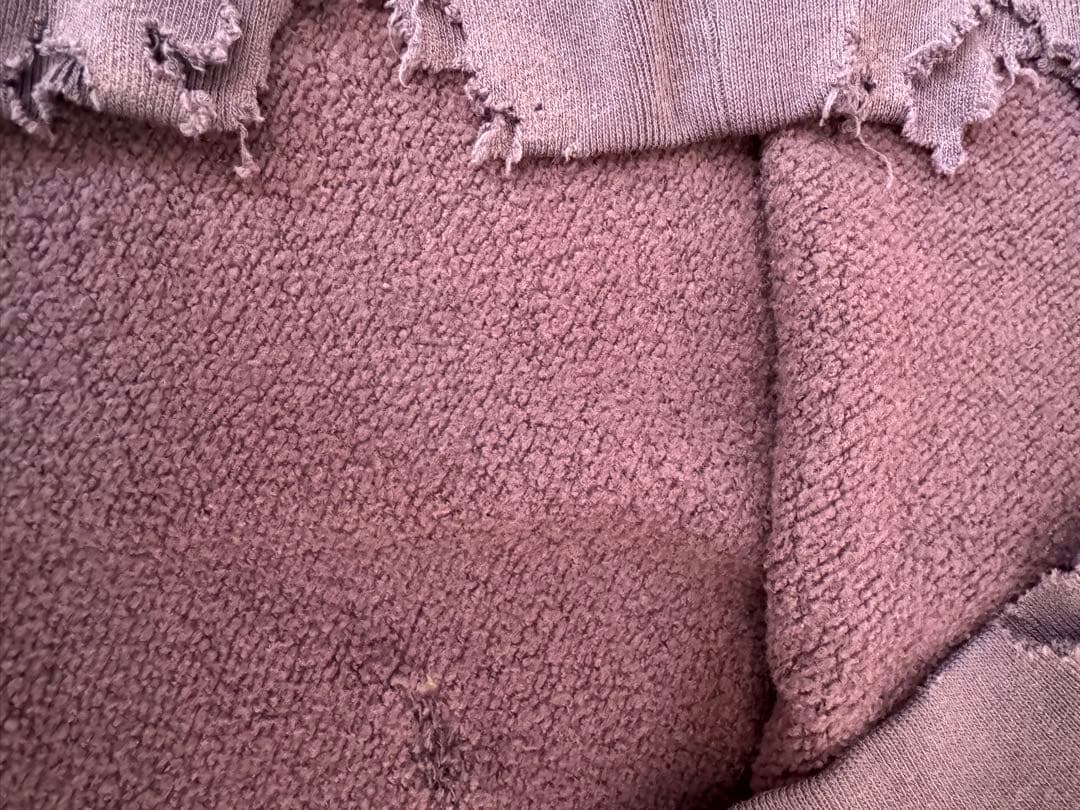 新品　FULL COUNT フルカウント　ダメージ加工　スウェット