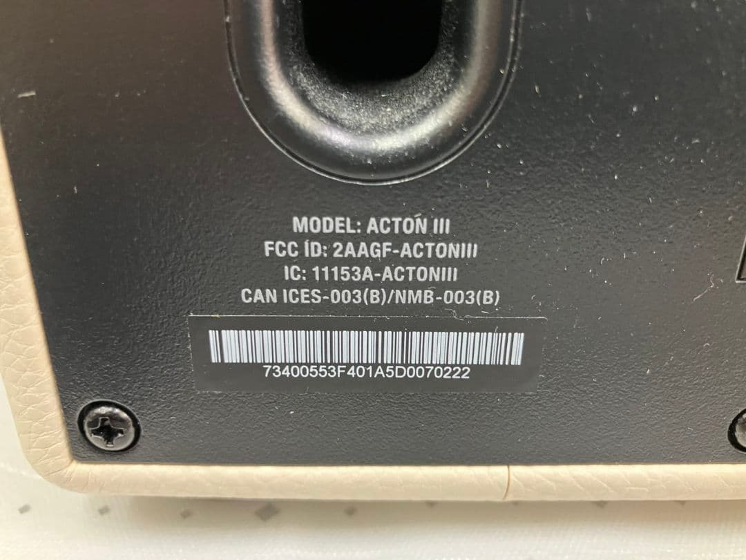 【Marshall ワイヤレススピーカー】ACTONⅢ　アクトン３　C1