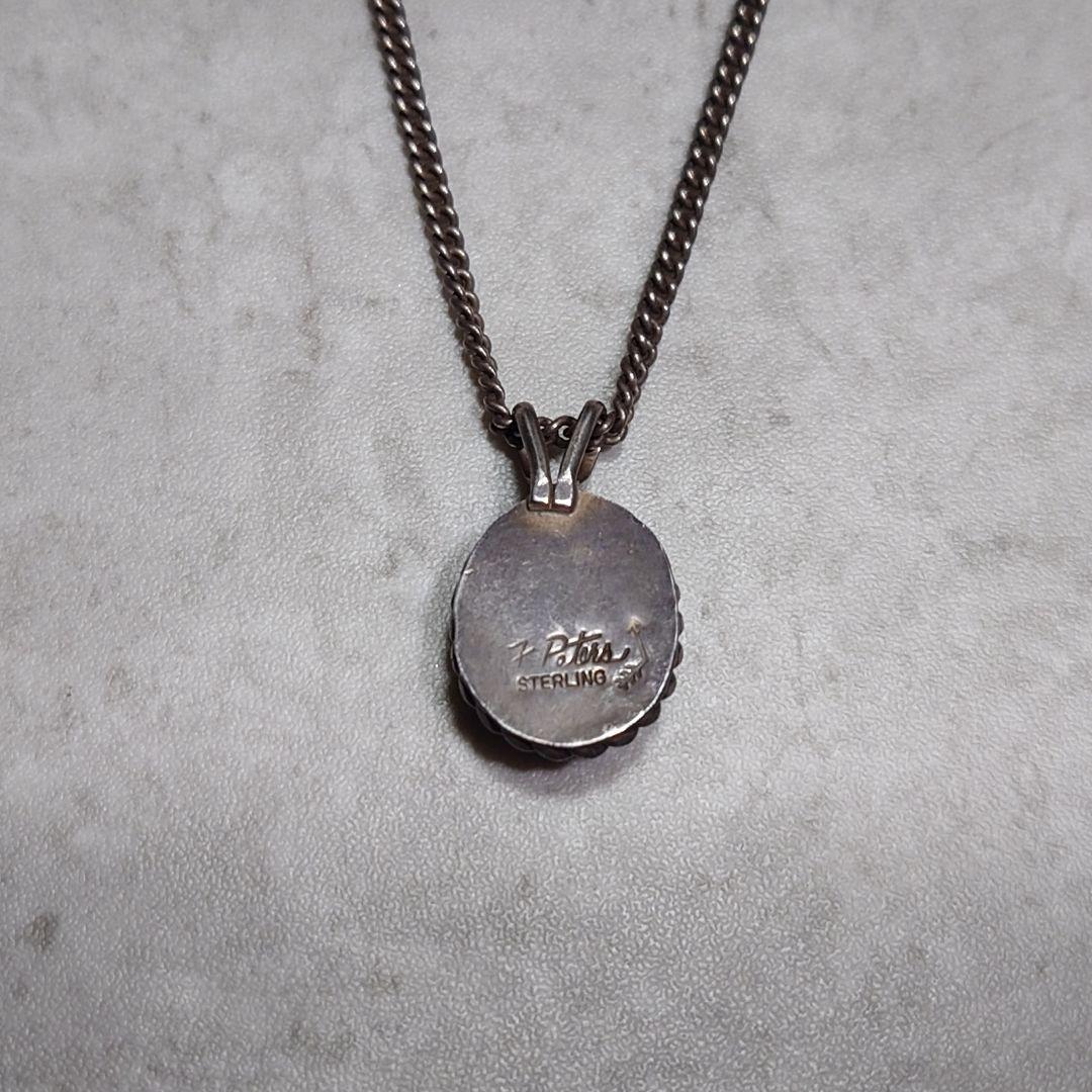 NAVAJO Fred Peters ターコイズネックレス SILVER925