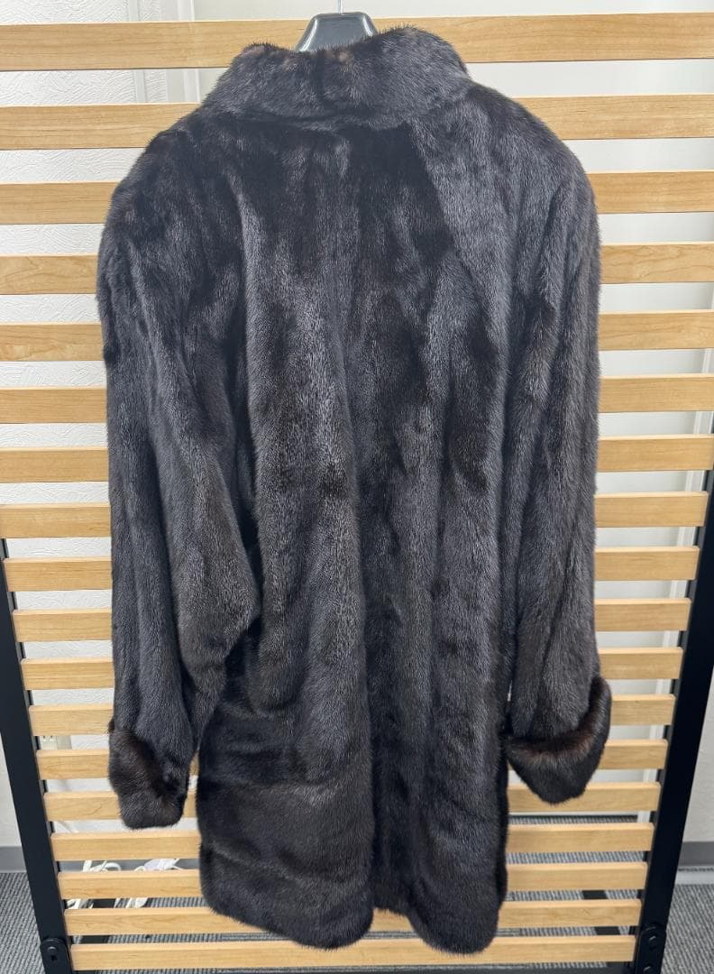 セリーヌ CELINE 毛皮コート こげ茶 ミンク レディース