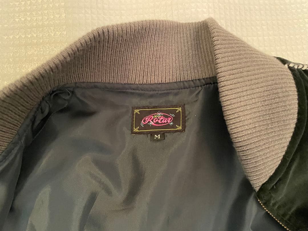 Rotar スカジャン 黒 Mサイズ