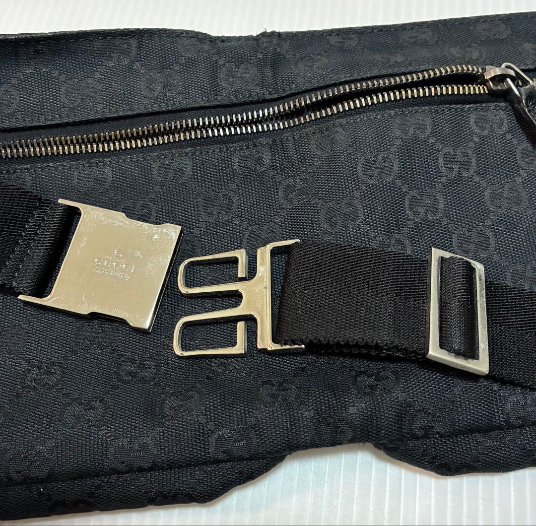 K*K様 GUCCI ウエストポーチ　ボディバッグ　GGキャンバス 28566