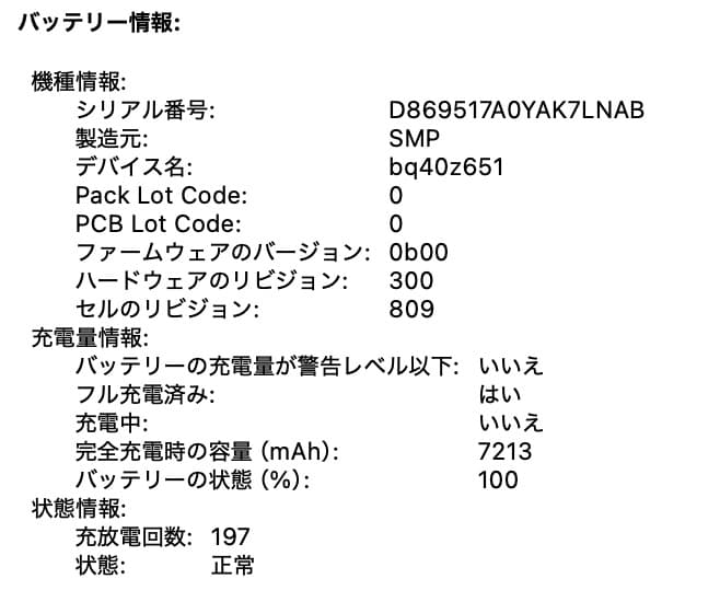MacBookPro 2019 16インチ 32GB 1TB Corei9