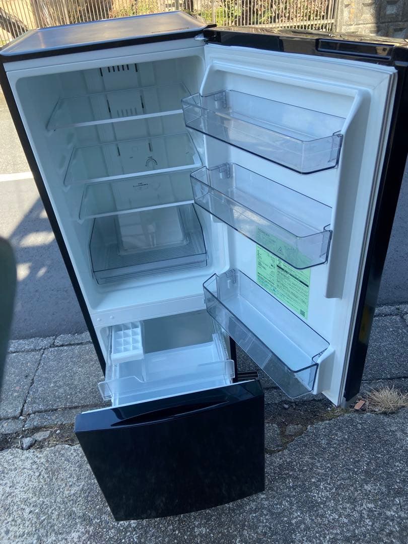 T398 TOSHIBA 2021年製 153L 冷蔵庫 ブラック