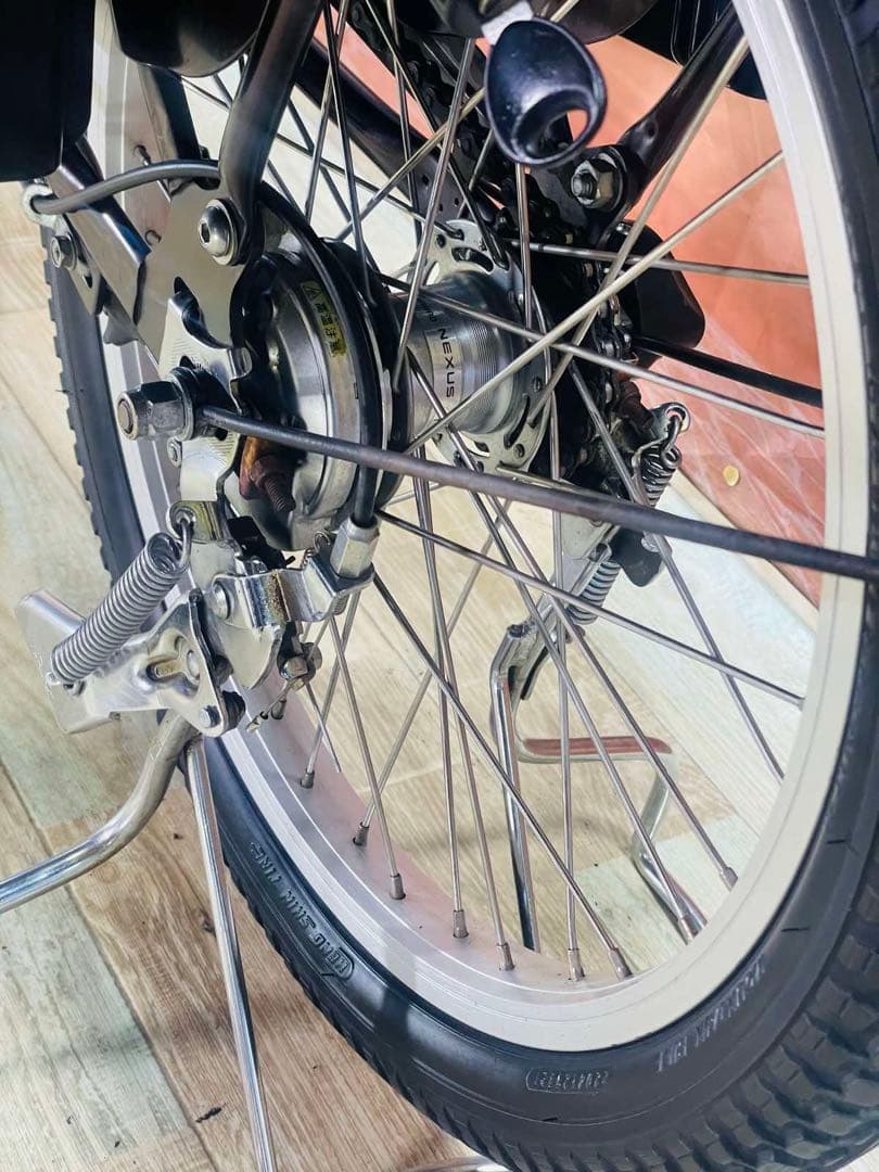 パナソニックギュット⭐️12AH！子供乗せ電動アシスト自転車Y3078