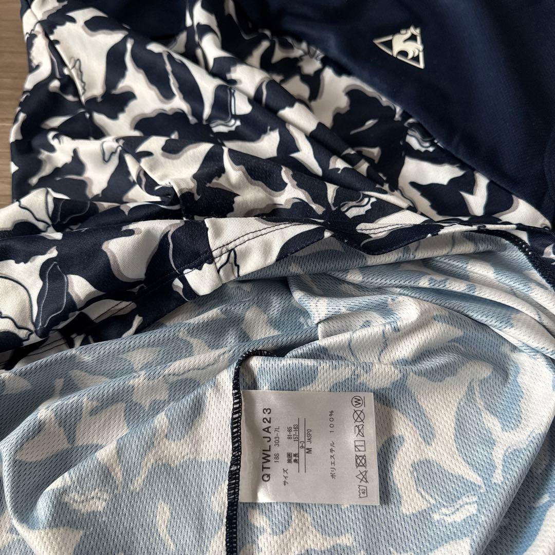 ルコック レディーステニスウェアセット ネイビー/ホワイト 花柄