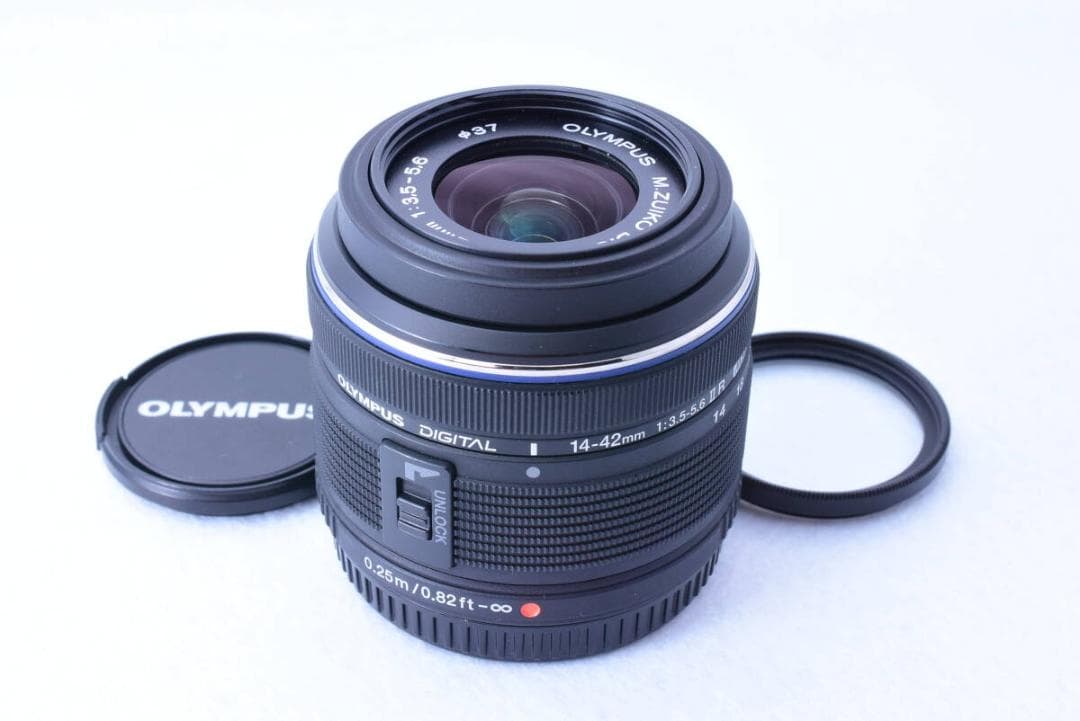 【❄フィルター付】OLYMPUS オリンパス 14-42mm II R ブラック