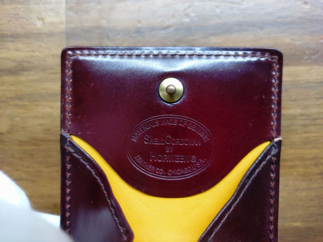 S*a様 売り切ります！ GANZO シェルコードバン2 ケース バーガン