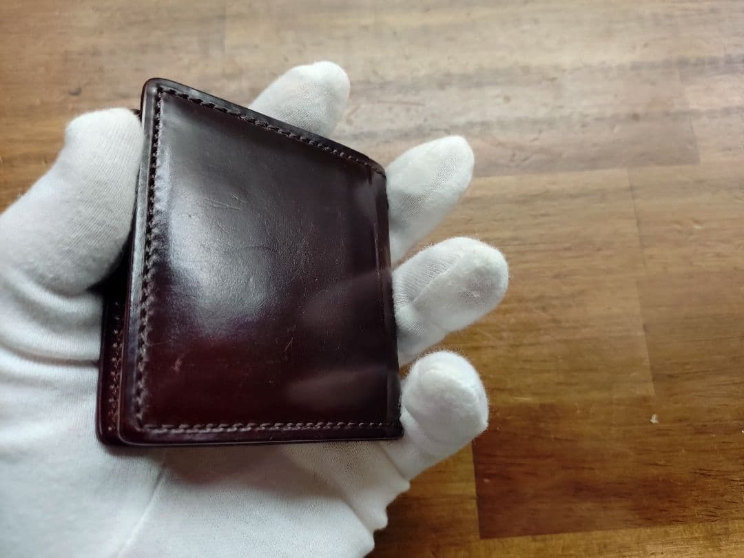 S*a様 売り切ります！ GANZO シェルコードバン2 ケース バーガン