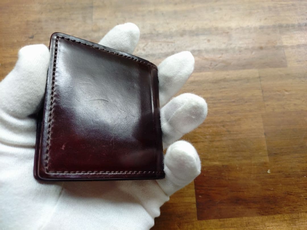 S*a様 売り切ります！ GANZO シェルコードバン2 ケース バーガン