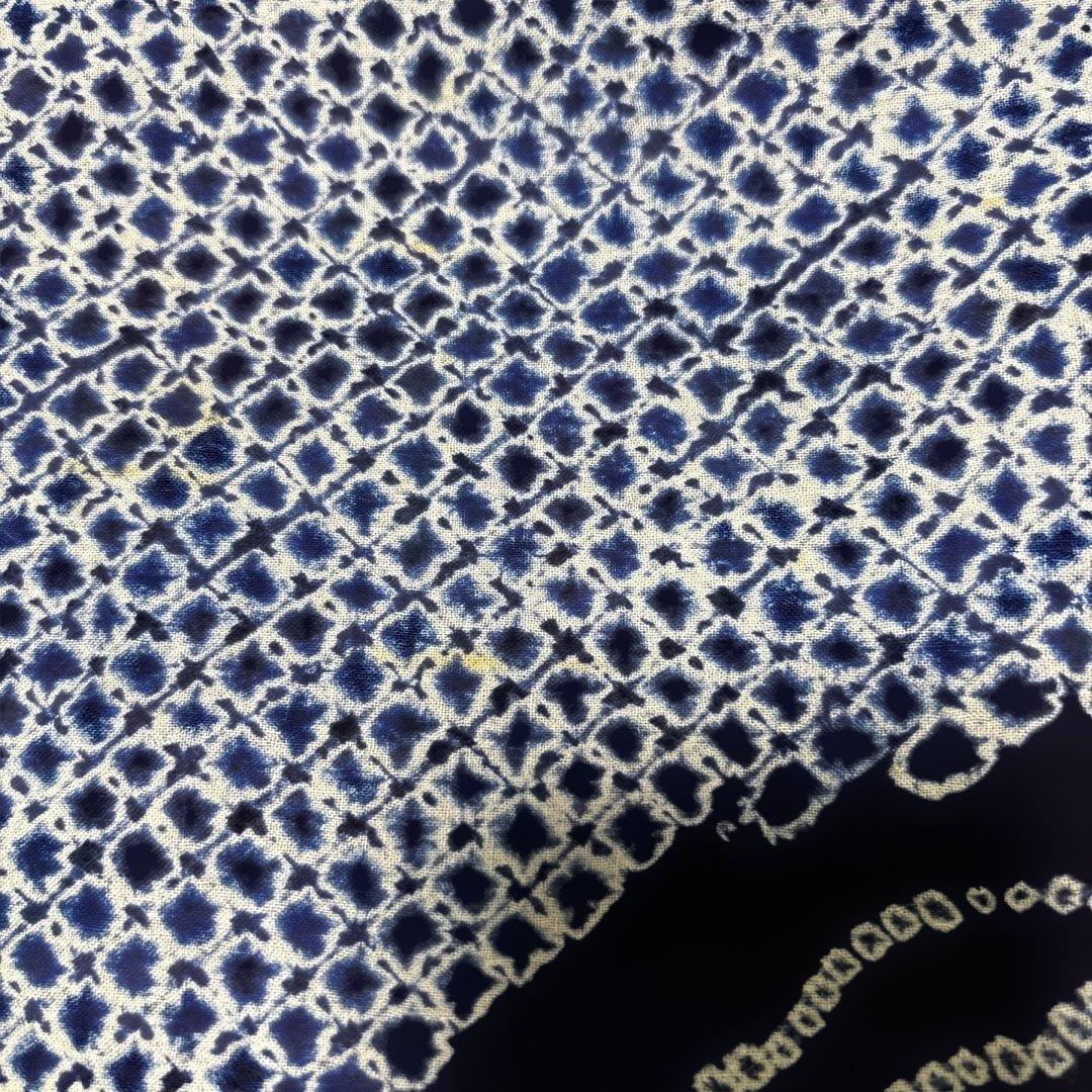 夏期限定出品　有松絞り　反物　蝶々　浴衣　タグつき