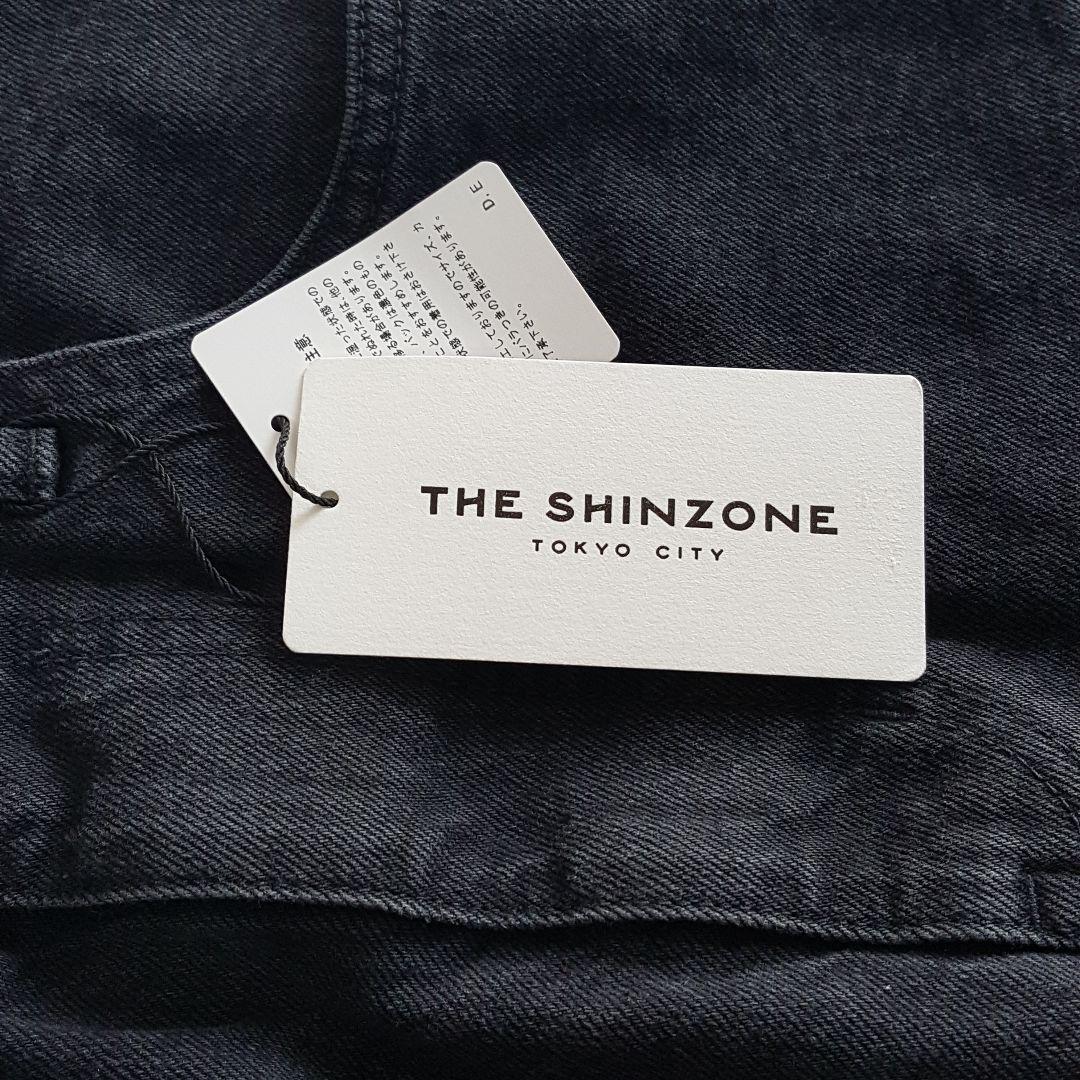 新品 シンゾーン レディース キャロット デニムパンツ ブラック サイズ32