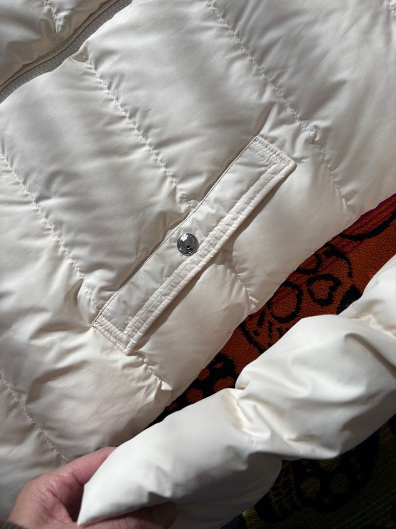 お値下げ❤️美品　ボロラルフローレン　ダウンコート　オフホワイトS〜M