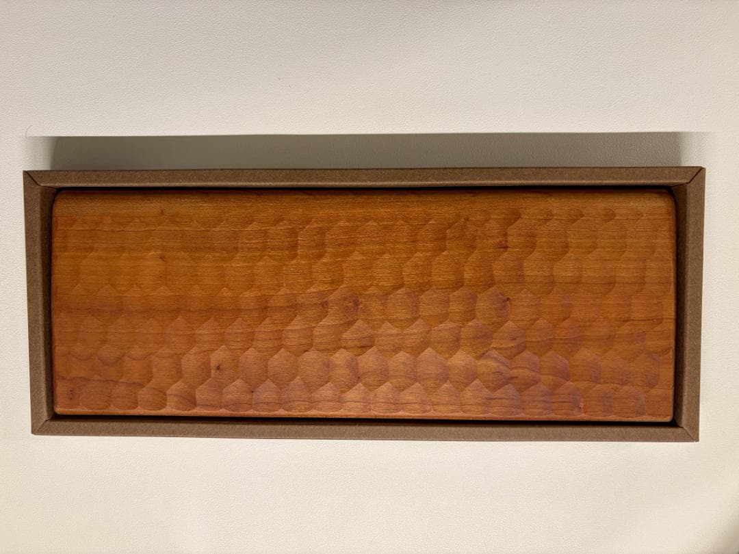 HHKB PFU 亀甲名栗木製パームレスト&キーボードルーフ ブラックチェリー