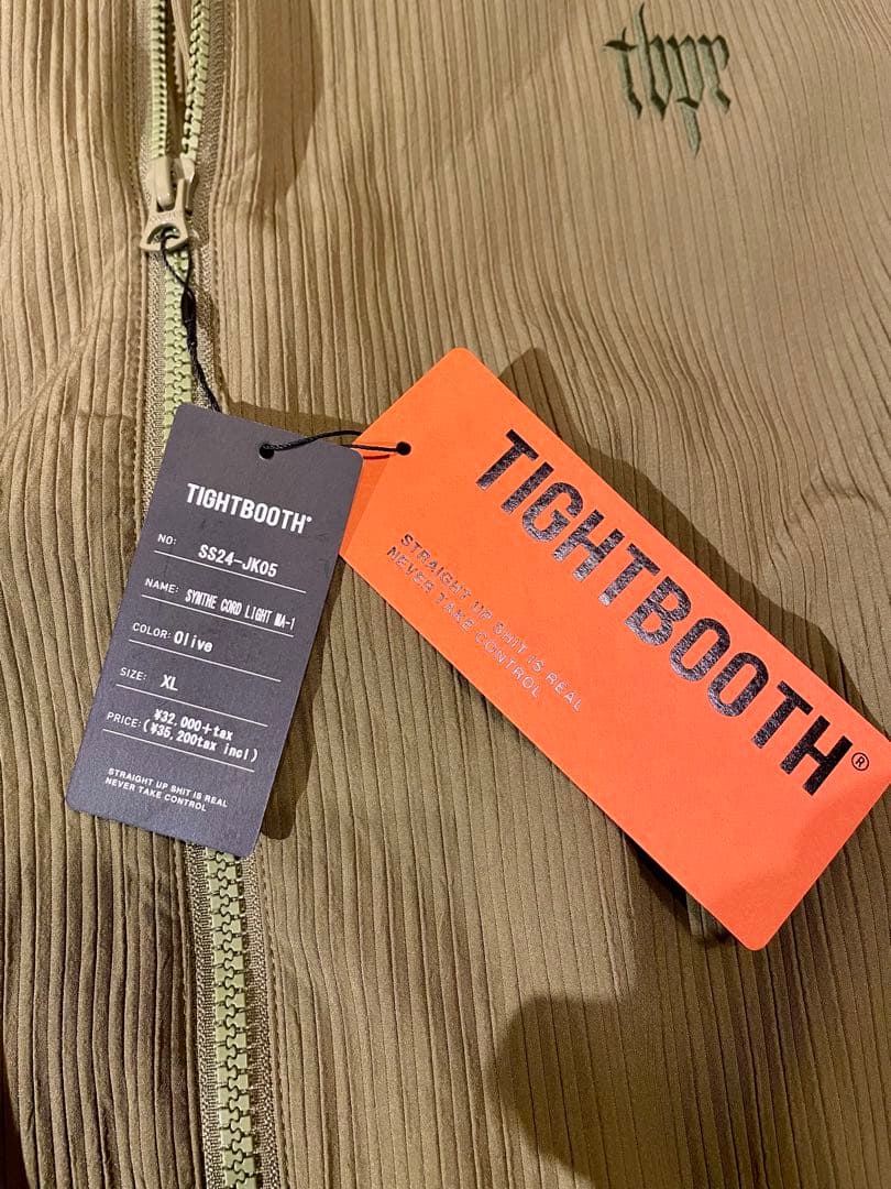 新品！ TIGHTBOOTH SYNTHE CORD MA-1 タイトブース
