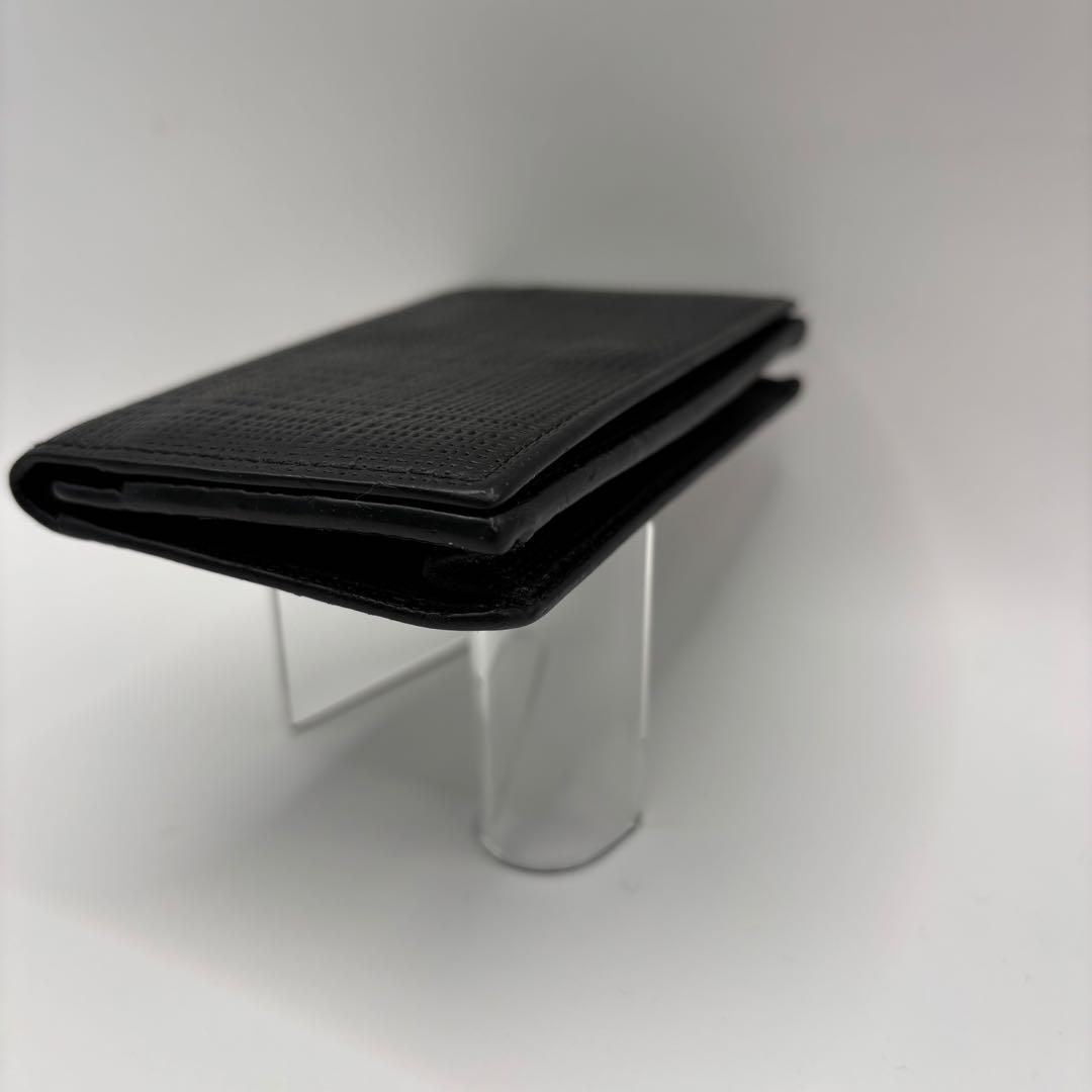 LOEWE カードケース　名刺入れ　ブラック　リネン　アナグラム　名刺ホルダー