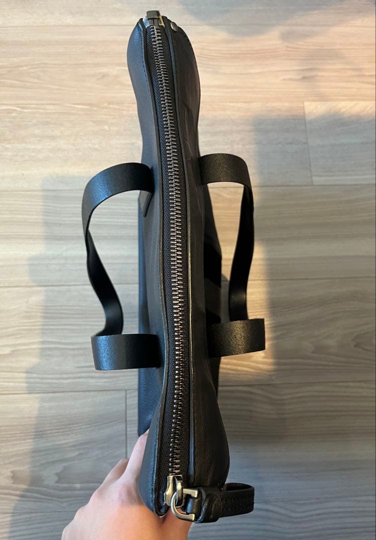 【希少】BALLY レザートートバッグ　ブラック