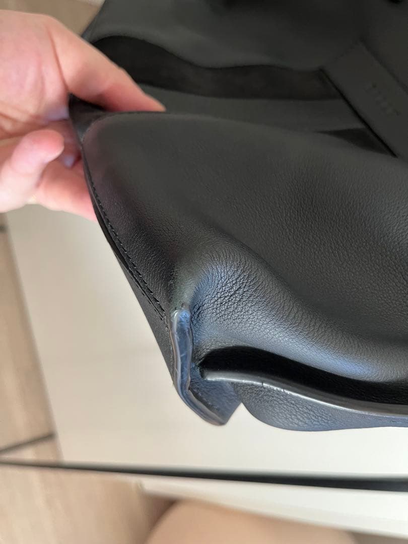 【希少】BALLY レザートートバッグ　ブラック