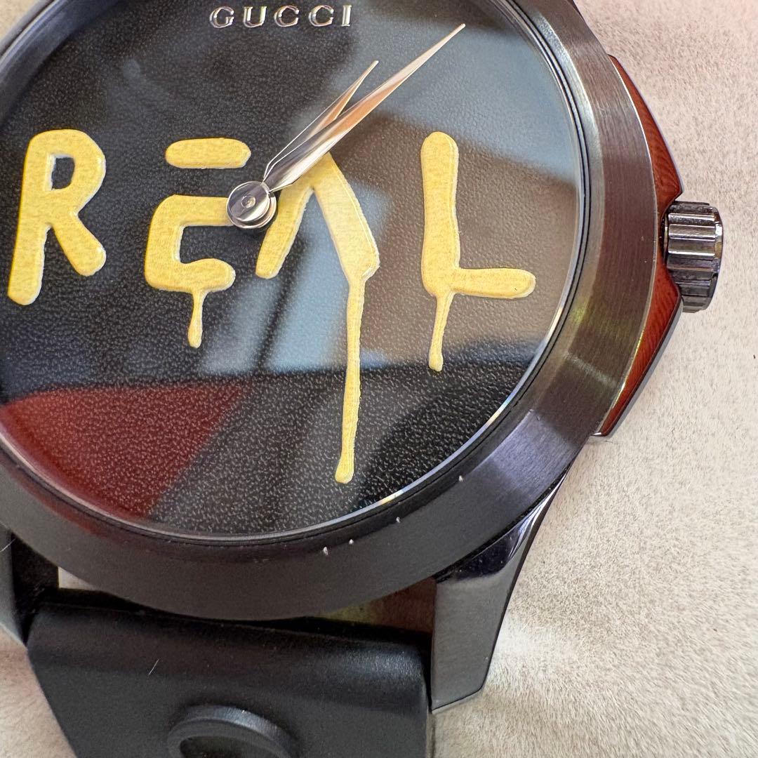 【美品】GUCCI Gタイムレス ゴースト REALダイヤル グッチ 腕時計