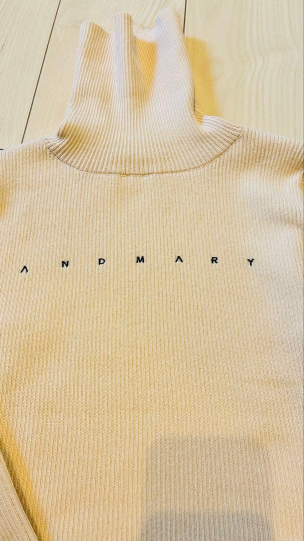 andmary アンドマリー ニット Mary turtle knit tops